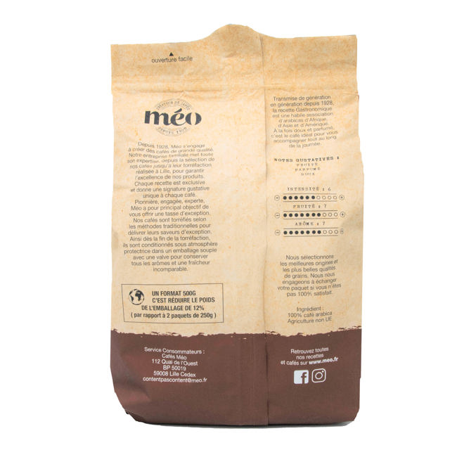 Secondo immagine del prodotto Caffè in grani - Gastronomico - 500 gr by Café Méo
