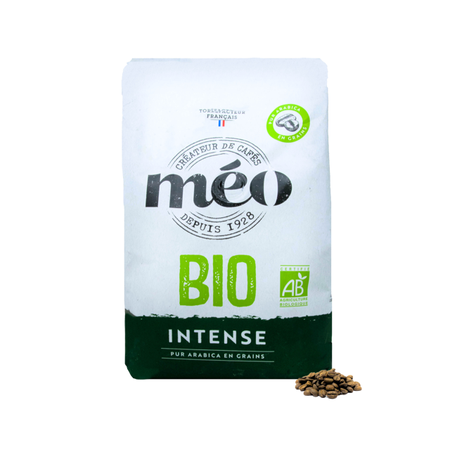 Kaffeebohnen - Intensiv Bio - 500 gr. by Café Méo