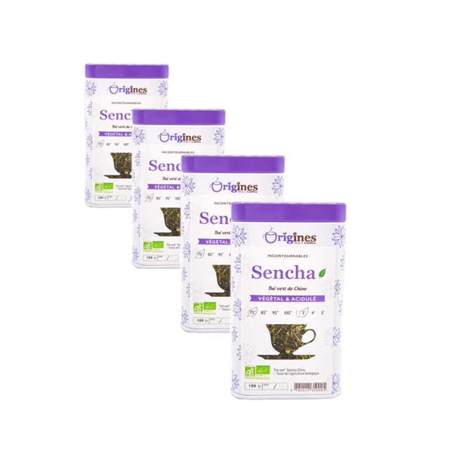 Origines Tea&Coffee The Vert Bio En - Sencha Chine 100G - 100 G by Origines Tea&Coffee