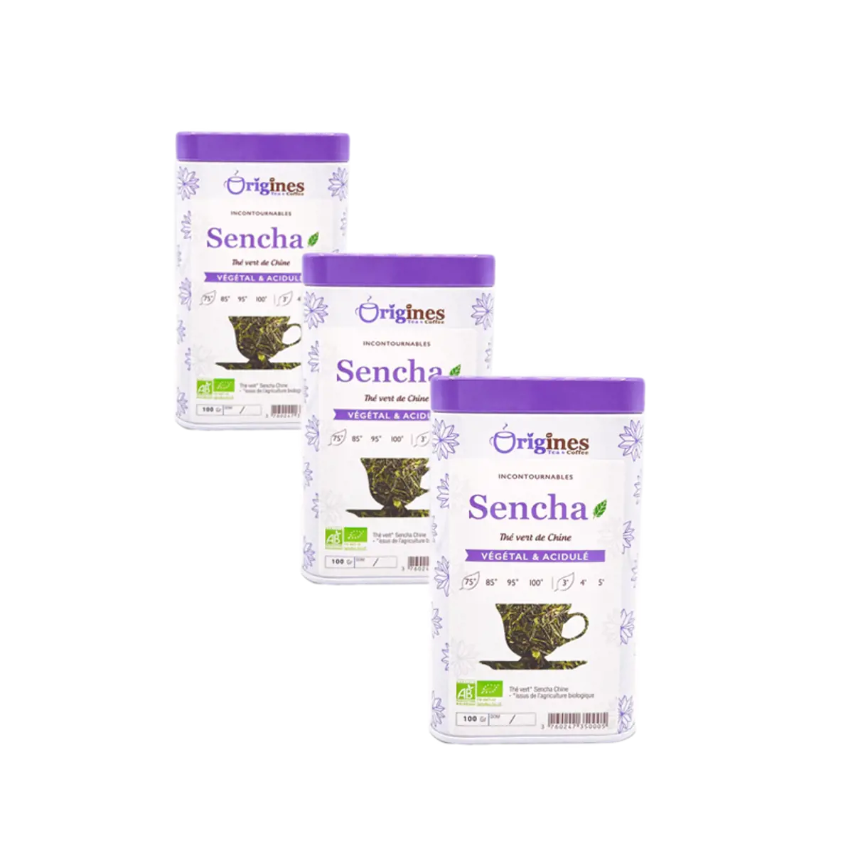 Origines Tea&Coffee The Vert Bio En - Sencha Chine 100G - 100 G by Origines Tea&Coffee