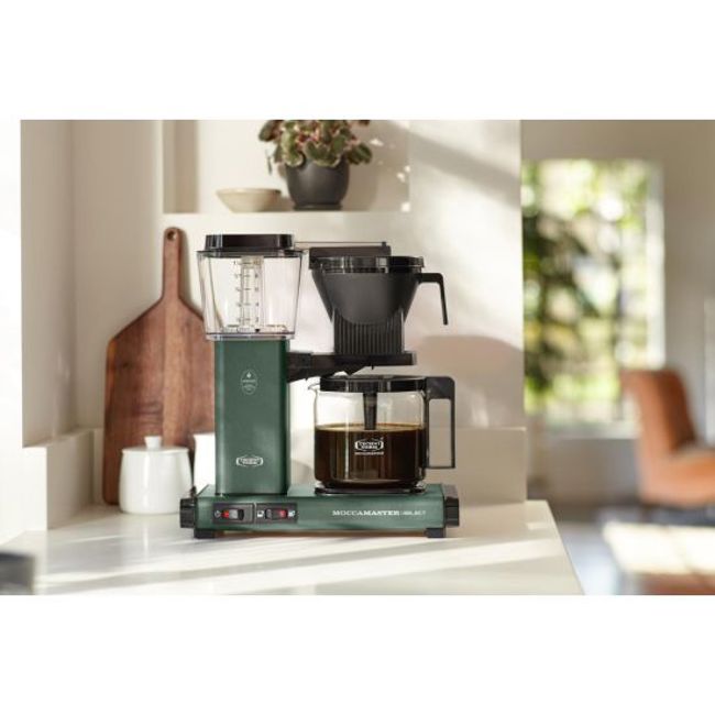 Troisième image du produit Moccamaster Cafetière À Filtre Électrique - 1,25 L - Kbg Select Vert Sapin by Moccamaster