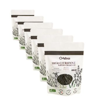 Infusion Bio Thym citronné - Sachet 50g - Pack 6 × Bustina 50 g