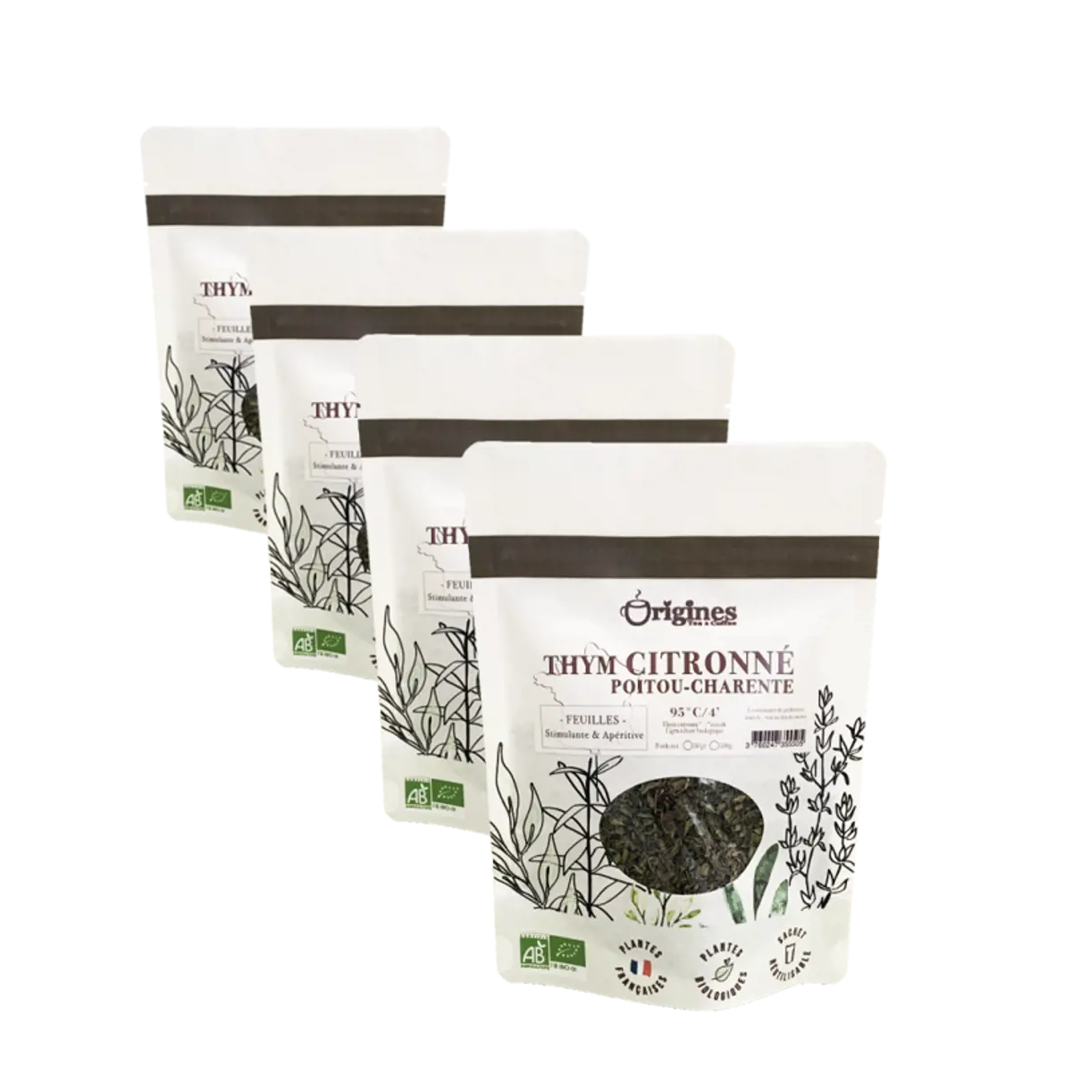 Origines Tea&Coffee Infusion Bio Thym Citronne Sachet 50G Sachets De The 50 G by Origines Tea&Coffee