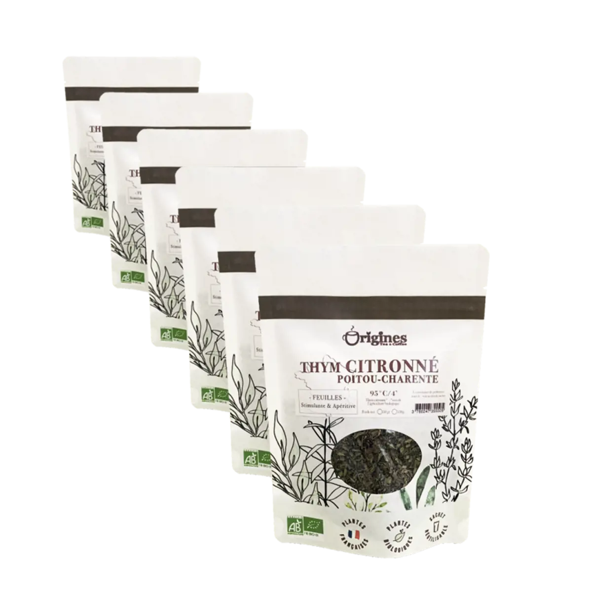 Infusion Bio Thym citronné - Sachet 50g by Origines Tea&Coffee