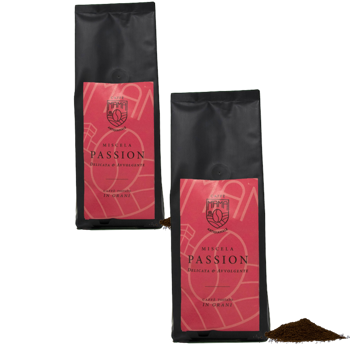 Cafè moulu - Mélange Passion - 250g - Pack 2 × Moulu Espresso Pochette 250 g