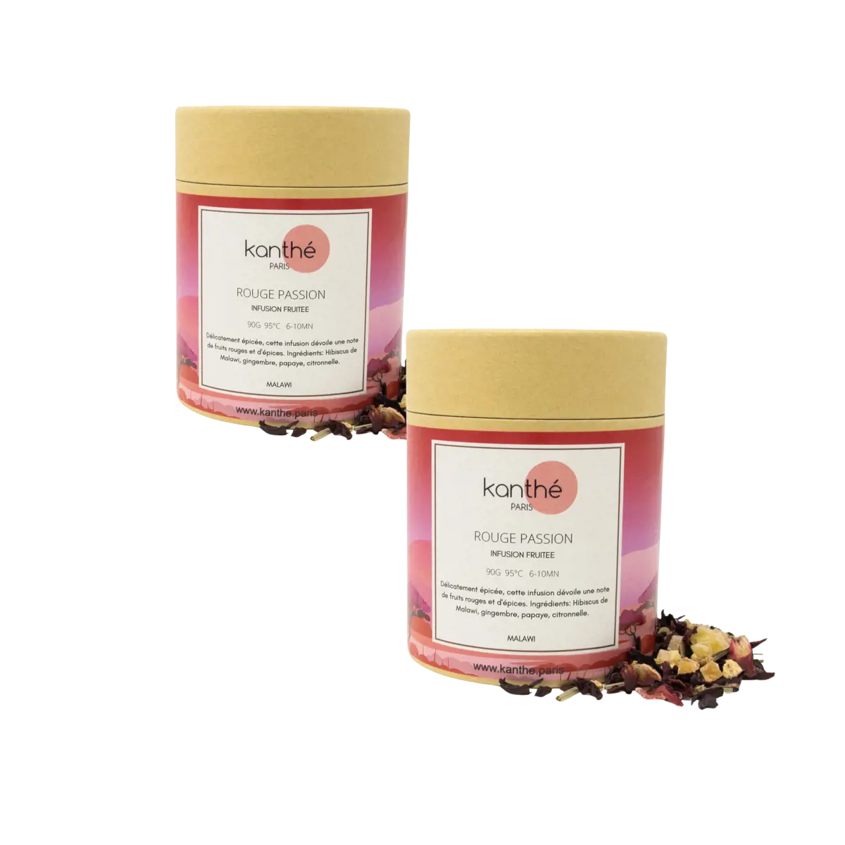 Kanthé Rouge Passion Vrac En Boite Carton 90 G by Kanthé