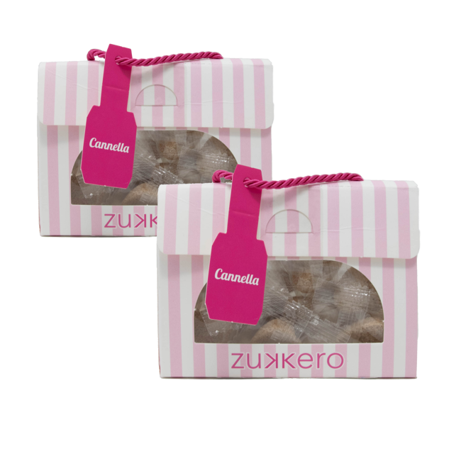 Zollette cuore cannella box 60 gr by Zukkero