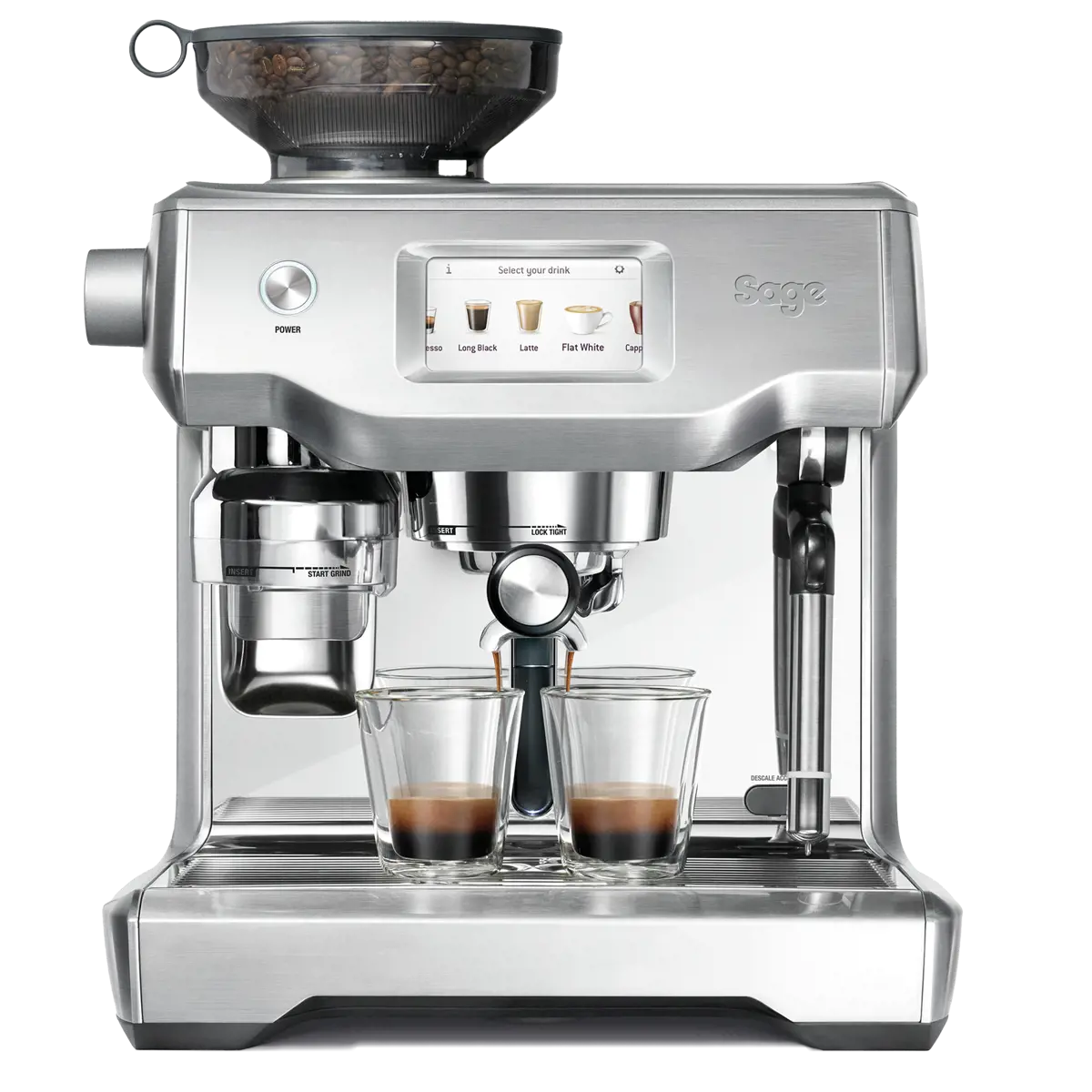 Sage Appliances Machine Expresso Sage Oracle Touch Mouture Dosage Et Tassage Auto Acier Inoxydable by Sage Appliances