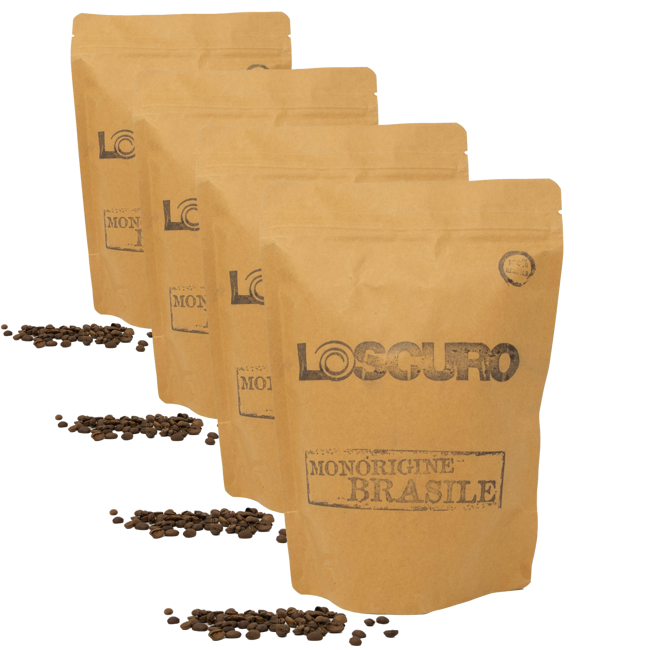 Cafe En Grain Loscuro Cafe Du Bresil Alta Mogiana Franca 1 Kg by Loscuro