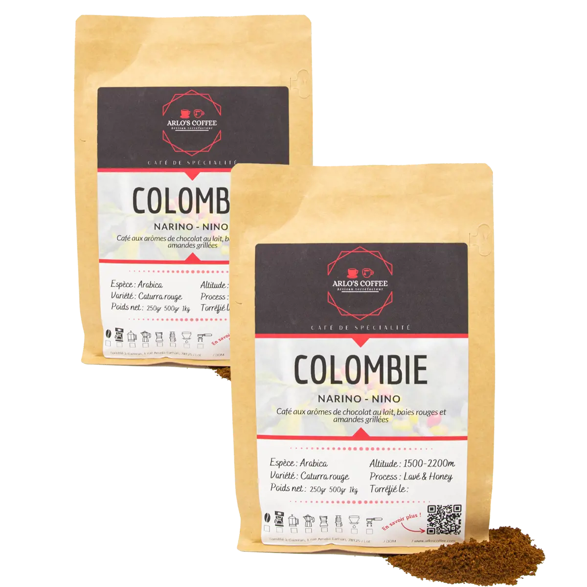 Arlo's Coffee - Colombie Moulu Piston French Press- 1 Kg by ARLO'S COFFEE