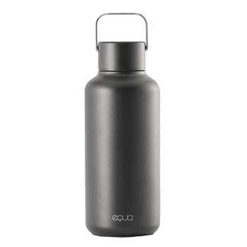 EQUA Bottiglia in acciaio inox Timeless Dark - 600ml - Pack 2 ×