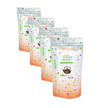 Origines Tea&Coffee The Oolong Bio En Sachet Wulong Baochong Chine 50G - 50 G - Pack 4 × Pochette 50 g