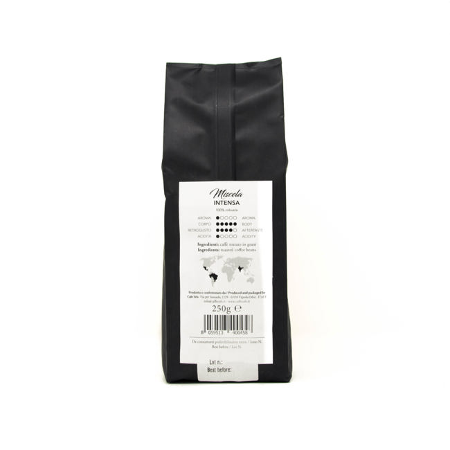 Secondo immagine del prodotto Caffè in grani - Miscela Intensa - 250 g by M'ama Caffè