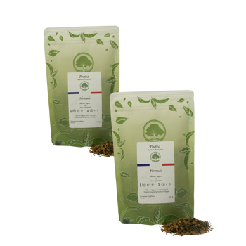 Grüner Tee mit einem Aufguss aus Reis -  100g - Pack 2 × Beutel 100 g
