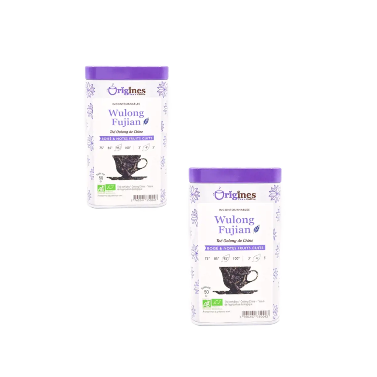 Origines Tea&Coffee The Bleu Bio En - Wulong Fujian Chine 50G - 50 G by Origines Tea&Coffee