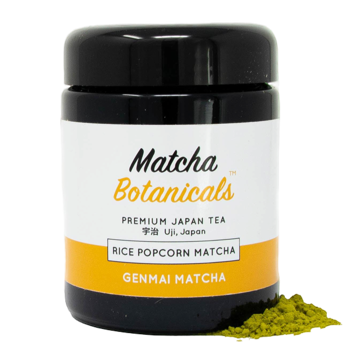 Matcha Botanicals Rice Popcorn Matcha 100 G - Bouteille en verre 100 g