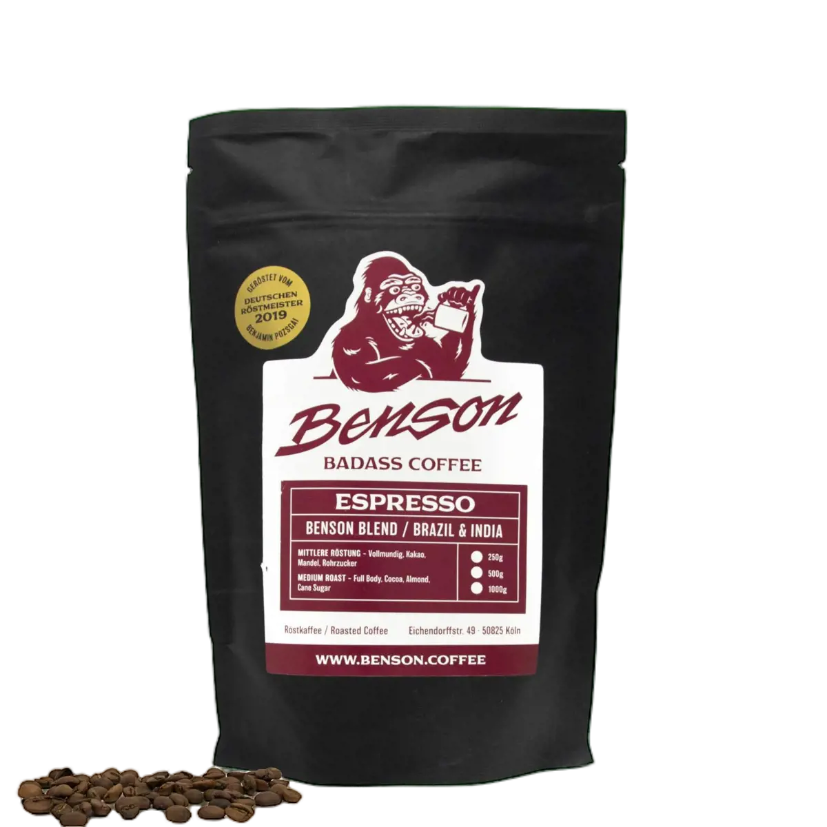 Café En Grain - Benson Blend, Espresso - 1Kg by Benson