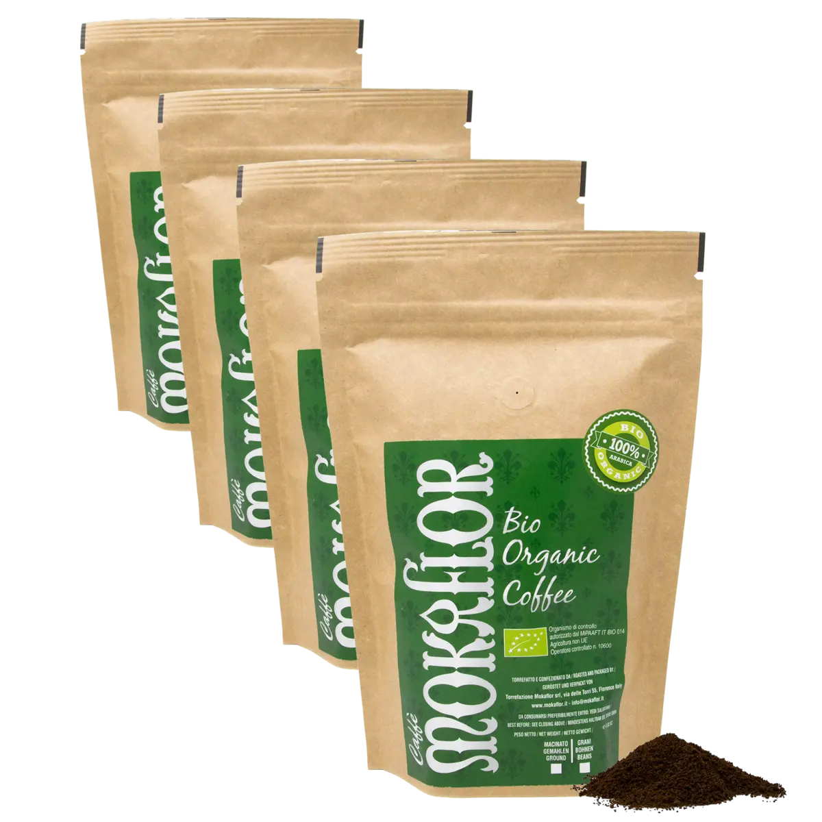 Mischung 100% Arabica Bio - Gemahlener Kaffee 250 g by CaffèLab