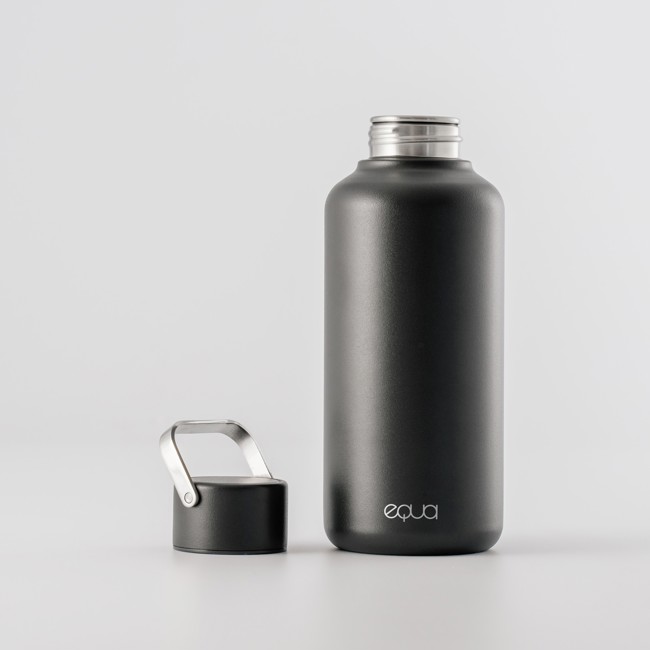 Terzo immagine del prodotto EQUA Bottiglia in acciaio inox Timeless Dark - 600ml by Equa Italia