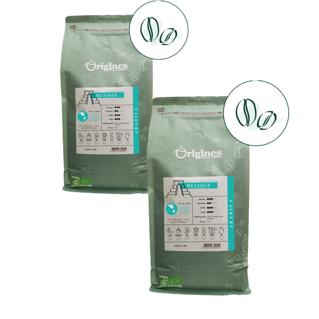 Gemahlener Kaffee  - Mexique - 1kg by Origines Tea&Coffee