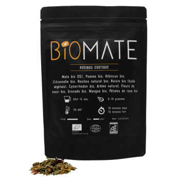 Biomaté Rooibos Exotique- 100 G - Pochette 100 g