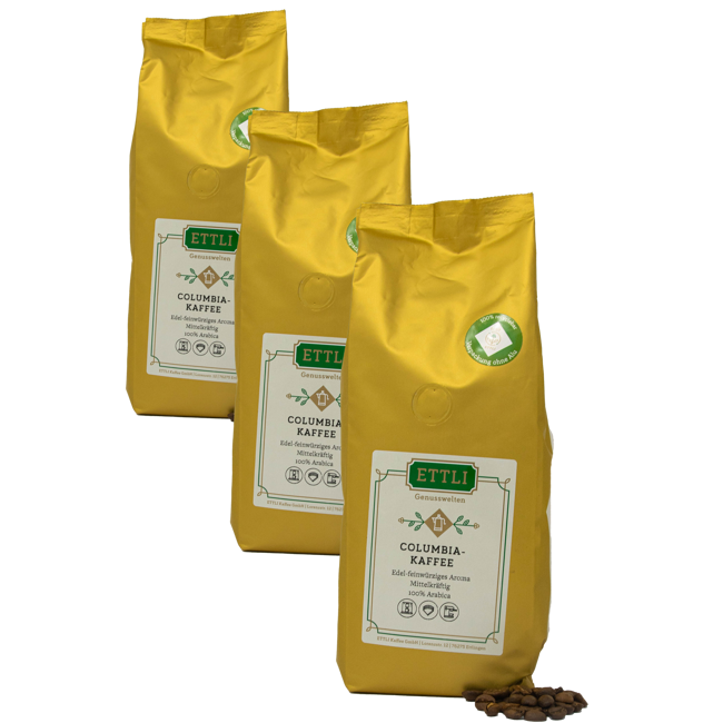 Caffè in grani - Caffè Colombia - 500g by ETTLI Kaffee