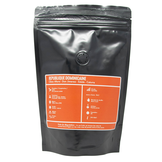 Zweiter Produktbild Gemahlener Kaffee - Dominikanische Republik - 250g by La Brûlerie de Paris