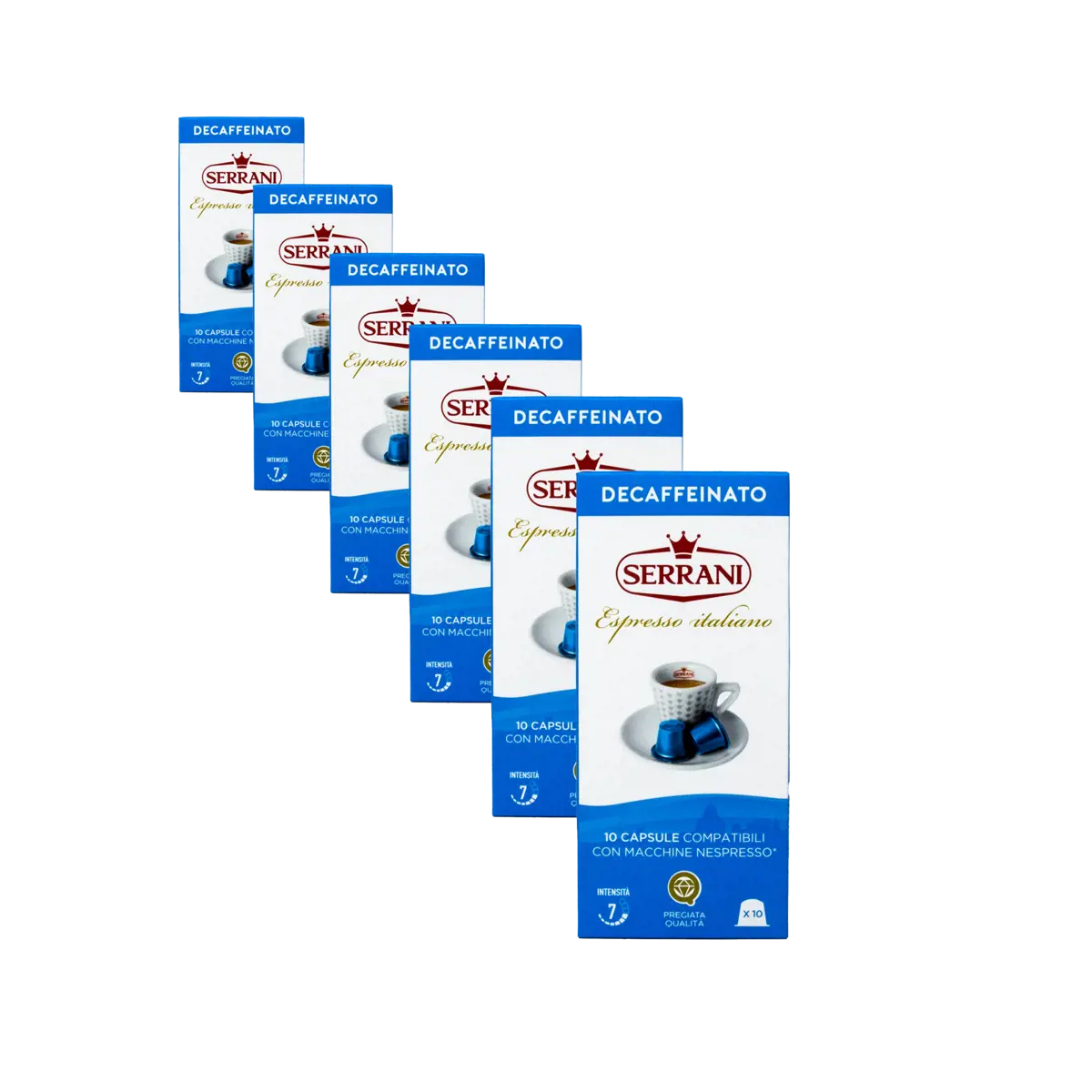Capsule Decaffeinato x10 by Serrani