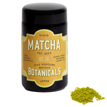 Popcorn di riso Matcha 40g - Bottiglia di vetro 40 g