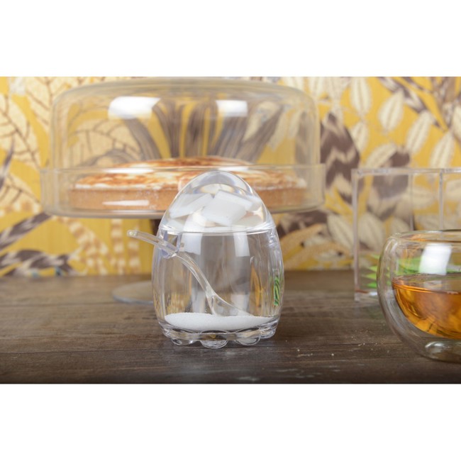 Zweiter Produktbild Zuckerdose mit Löffel aus Acryl by Aulica