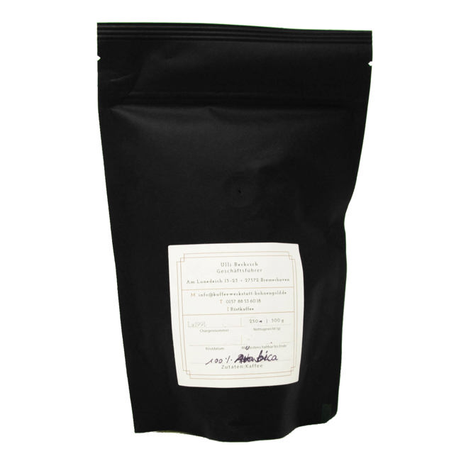 Deuxième image du produit Cafe En Grain Kaffeewerkstatt Bohnengold Colombie Excelso Huila 1 Kg by Kaffeewerkstatt Bohnengold