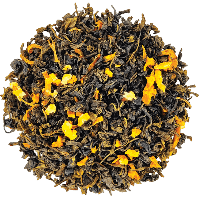 Zweiter Produktbild Grüner Tee Bio Metall-Box- Green Earl Grey Ceylan - 100g by Origines Tea&Coffee