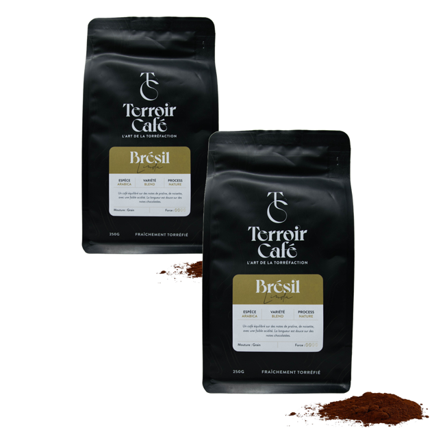 Gemahlener Kaffee - Brasilien, Linda 1kg by Terroir Cafe