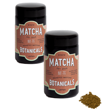 Matcha Botanicals Matcha Torrefie Houji Matcha 40g - Pack 2 × Bouteille en verre 40 g