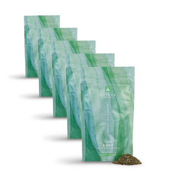 Dhyana Tulsi Mint 50 G - 50 G - Pack 5 × Pochette 50 g