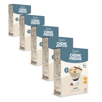 Suavis Cremes Froides Cafe Boites 160 G - Pack 5 × Boîte en carton 160 g