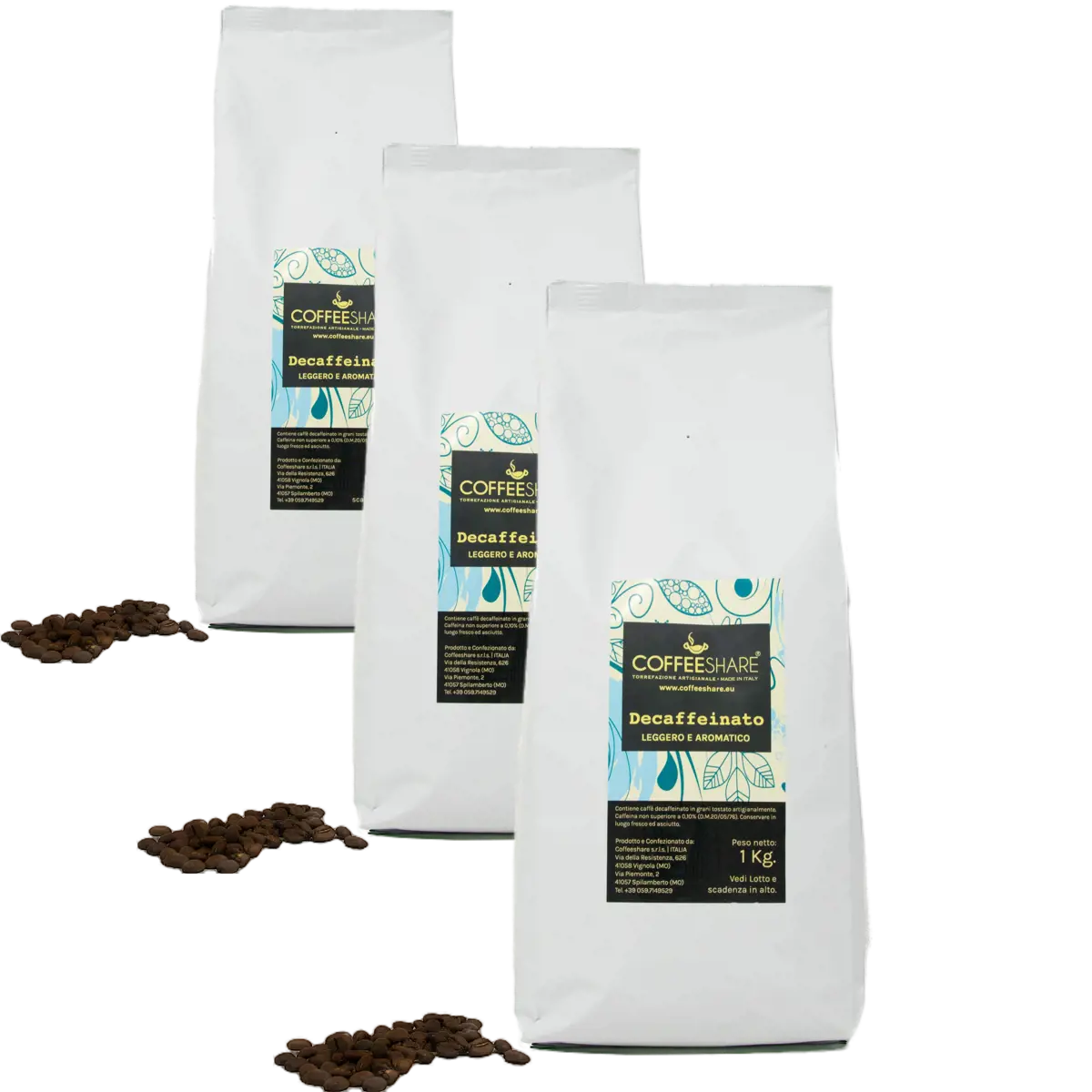 Blend Decaffeinato - Leggero e aromatico by Torrefazione Coffeeshare