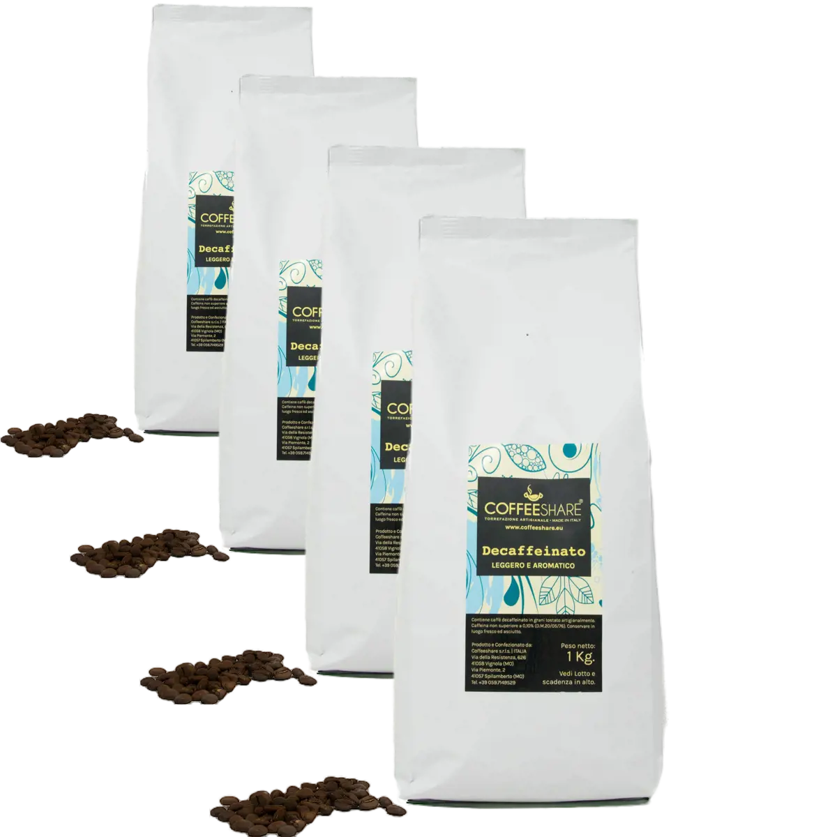 Cafe En Grain Torrefazione Coffeeshare Cafe Decafeine Leger Et Aromatique 1 Kg by Torrefazione Coffeeshare