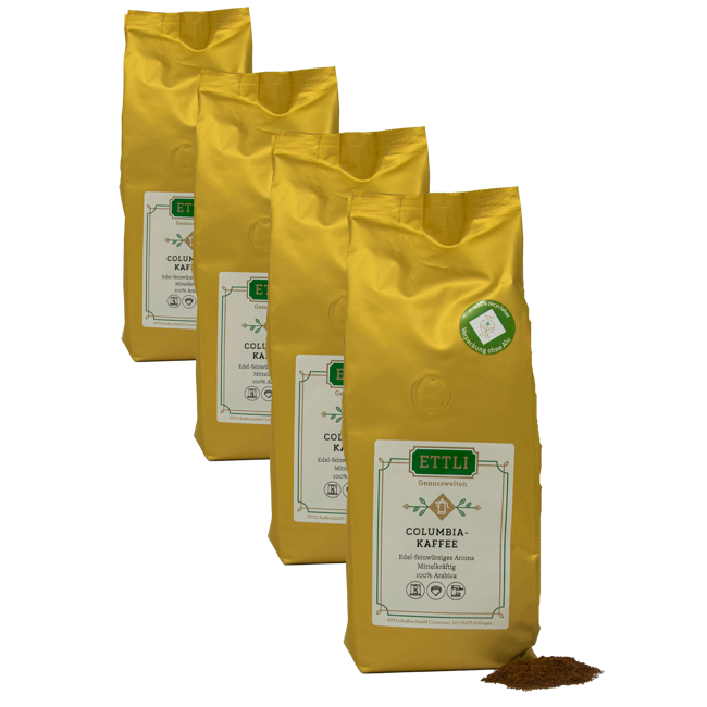 Ettli Kaffee Cafe Colombia Moulu Filtre - 500 G by ETTLI Kaffee