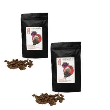 Perù - Miscela Espresso - Pack 2 × Chicchi Bustina 1 kg