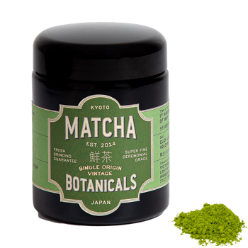 Matcha Botanicals Millésimé 2021  Matcha Ceremonial "Single Origin" 100g - Bouteille en verre 100 g