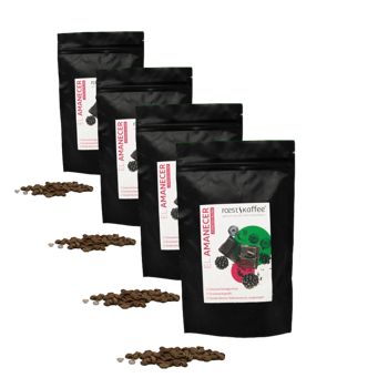 Cafe En Grain Roestkaffee El Amanecer Espresso Blend 500 G - Pack 4 × Grains Pochette 500 g