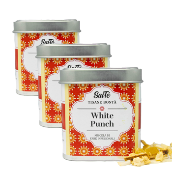 White Punch - Pack 3 × Scatola di metallo 50 g