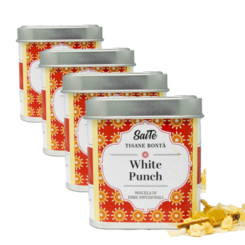 SaiTè White Punch Vrac En - 50 G - Pack 4 × Boîte métal 50 g