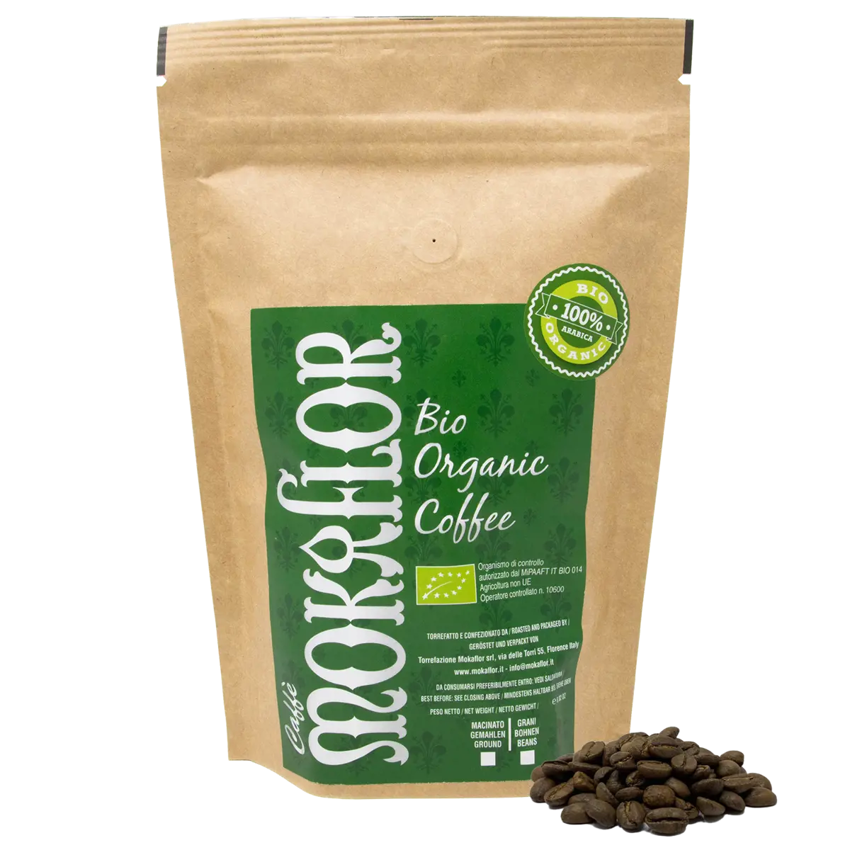 Miscela 100% Arabica Bio - Caffè in grani 1 kg by CaffèLab