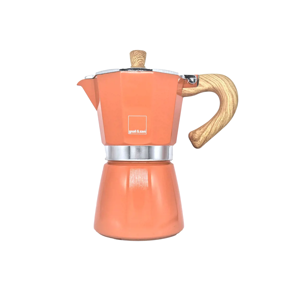 GNALI & ZANI Venezia Cafetiere Italienne A Induction 9 Tasses Orange by GNALI & ZANI