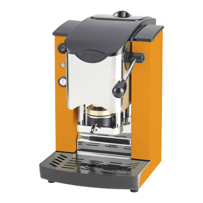 Faber Machine A Cafe A Dosettes Slot Inox Noir Orange 1 3 L by Faber