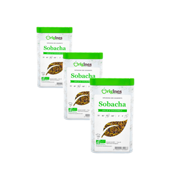Origines Tea&Coffee Infusion Bio Sobacha - 100G - 100 G - Pack 3 × Boîte métal 100 g