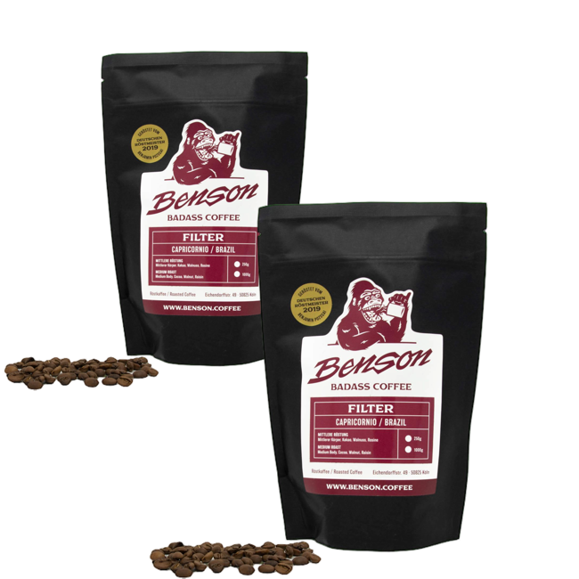 Café En Grain Benson- Capricornio, Filtre - 1Kg by Benson