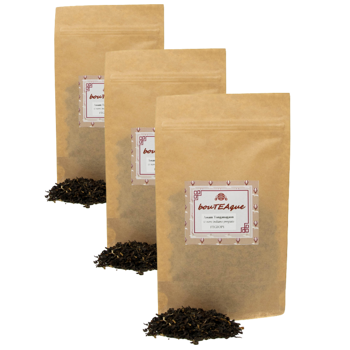 Tè nero Indiano Assam Tonganagaon - Pack 3 × Bustina 30 g